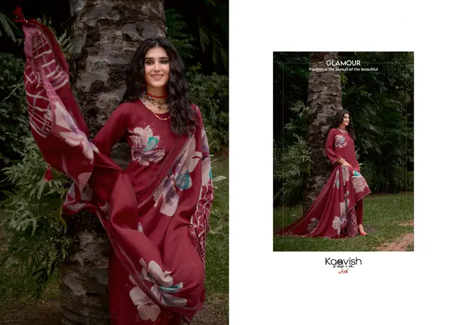 Shaheen By Kaavish Viscose Pashmina Printed Suits Wholesalers In Delhi